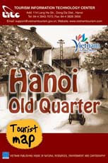 Carte touristique du Vieux Quartier de Ha Noi