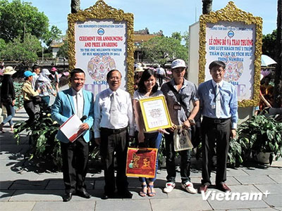 Hue relic site welcomes one millionth tourist