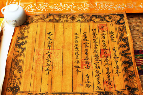 Hà Tĩnh phát hiện nhiều tư liệu cổ có niên đại thời Lê - Nguyễn 