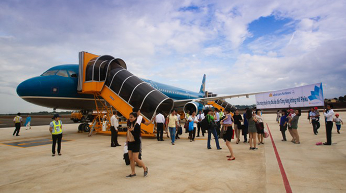 Vietnam Airlines khai thác trở lại các chuyến bay đi Pleiku