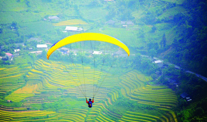 Paragliding festival starts September 22 in Yen Bai Province