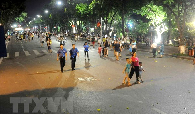 Hoan Kiem pedestrian zone – an attraction of Ha Noi
