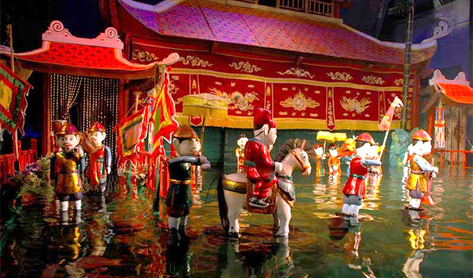 Viet Nam water puppetry broadcast on US National Geographic Channel