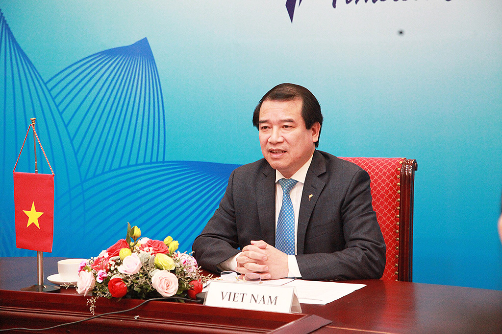 VNAT’s Vice Chairman Ha Van Sieu attended the launch ceremony of the 2021 Virtual Exhibition of Zhejiang Culture and Tourism