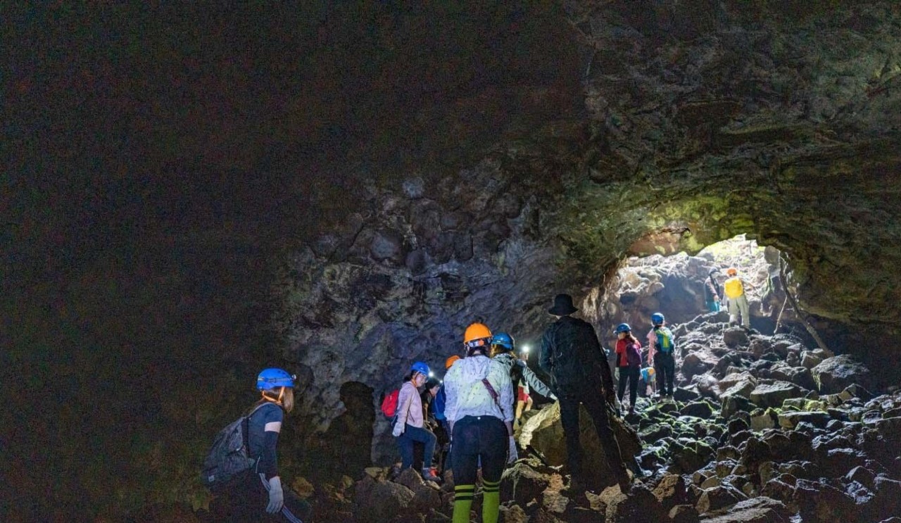 Exploring Southeast Asia’s longest volcanic cave
