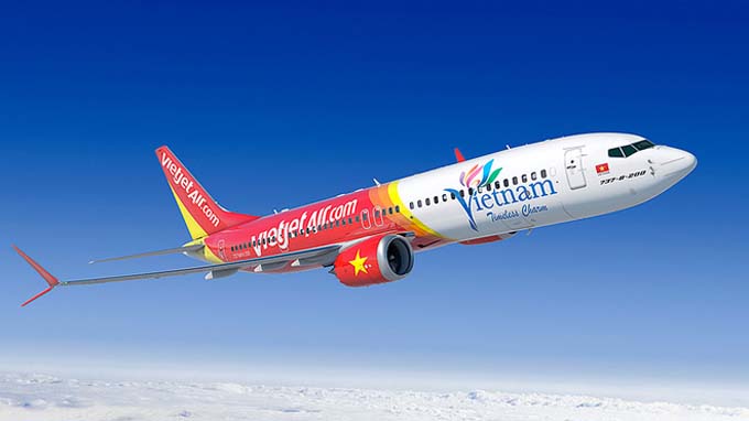 越捷航空公司开通河内至台北、胡志明市至高雄两条航线