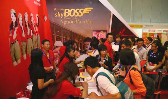 2016年胡志明市国际旅游展览会：越捷航空公司推出2100多张零价机票
