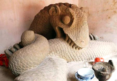 Bắc Ninh: Phát hiện tượng rồng tại khu vực đền thờ Lê Văn Thịnh