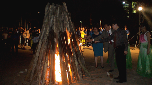 Đêm lửa trại hưởng ứng Tuần Văn hóa – Du lịch Vĩnh Phúc