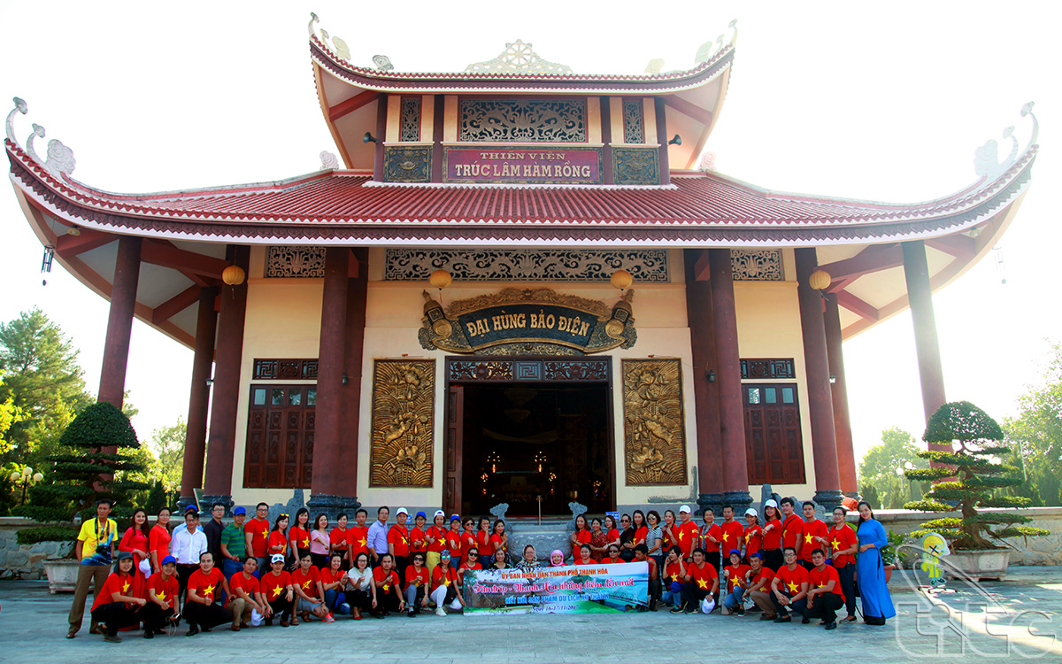 Truc Lam Ham Rong Monastery in Hill C4, Ham Rong Ward, Thanh Hoa City
