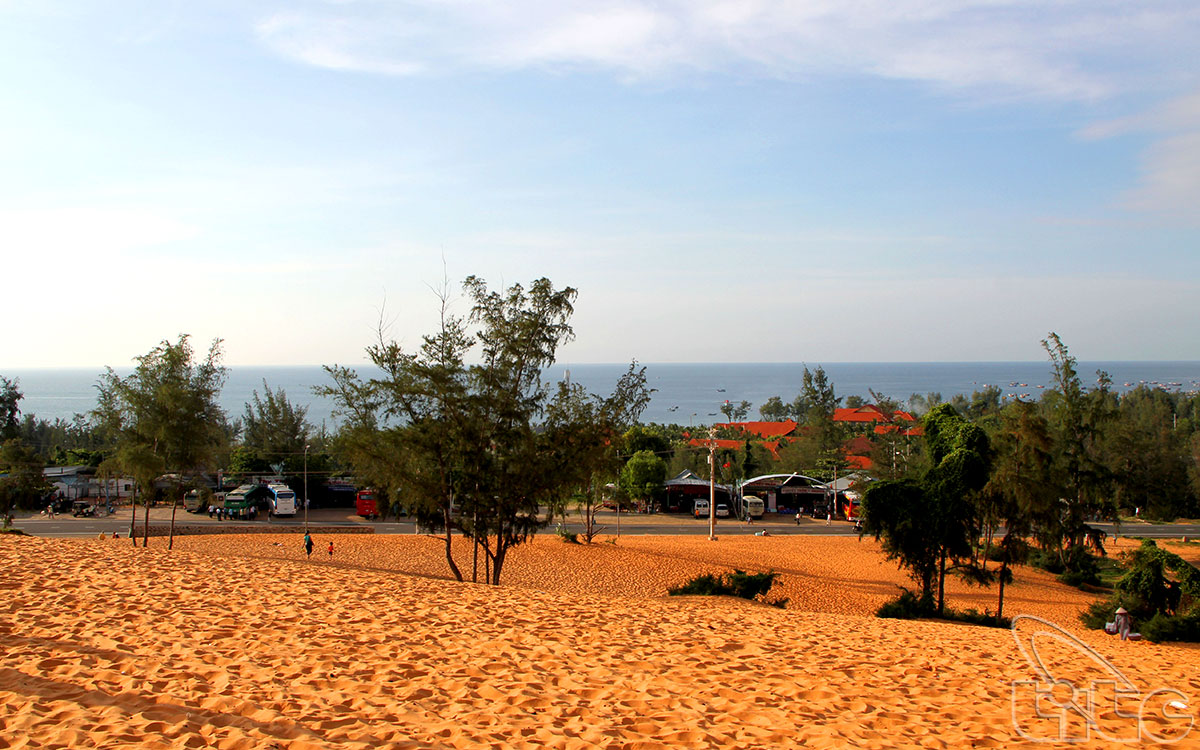 Dunes de sable jaune de Mui Ne sont considérées comme un cadeau inestimable que la nature offre à Binh Thuan